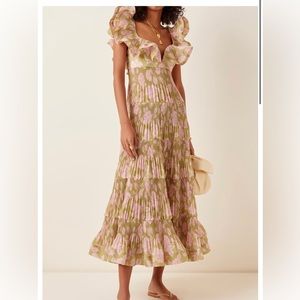 Zimmermann Lovestruck Pleated Ruffle Maxi - 1 (US4/6)